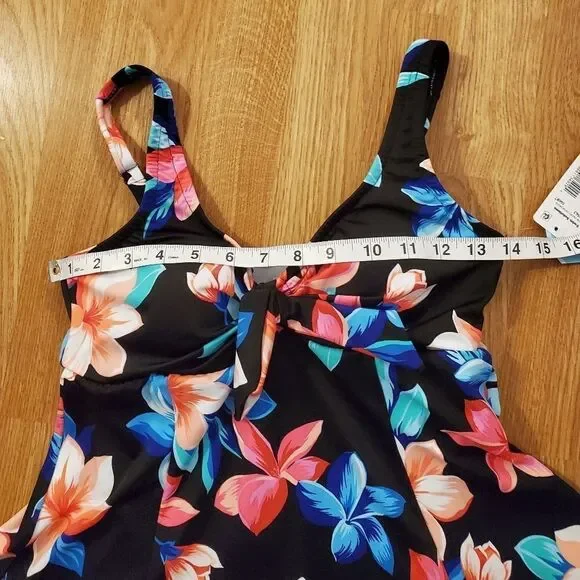 Swim Solutions Lanai Tummy Control Swimdress - NEW - Picture 11 of 16